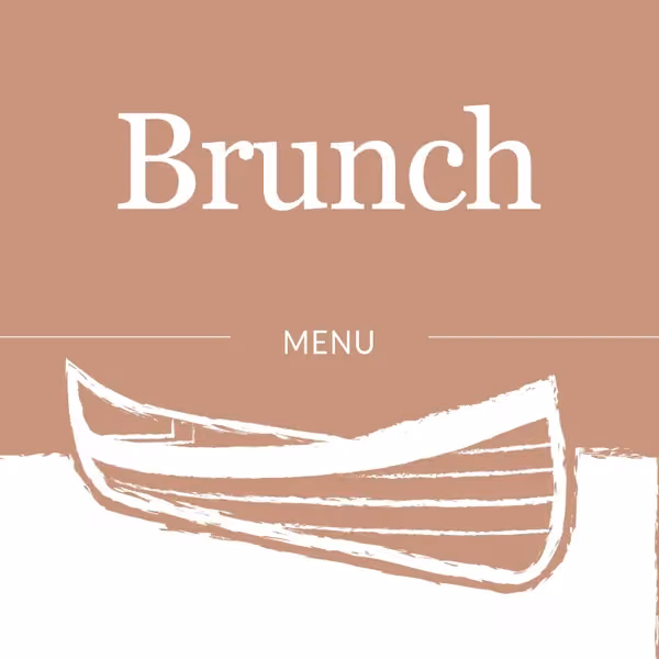 Brunch menu