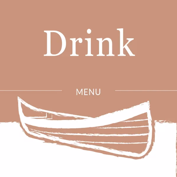 Drinks menu